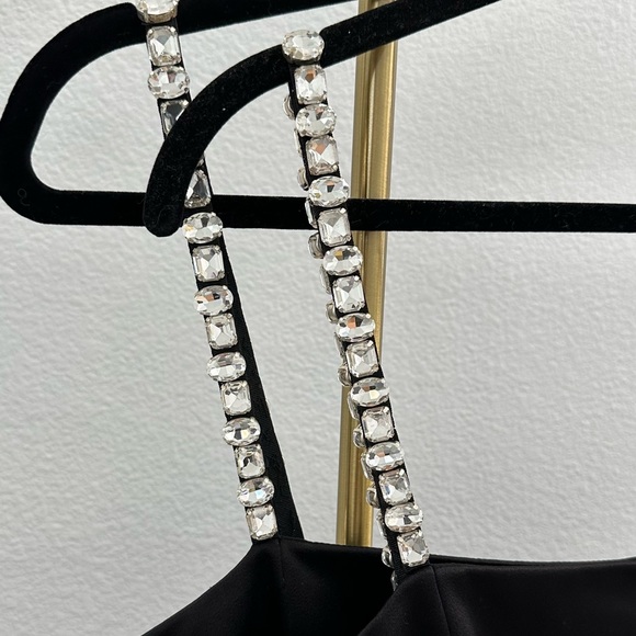 Alice + Olivia Rhinestone Strap Mini Dress - Picture 6 of 11